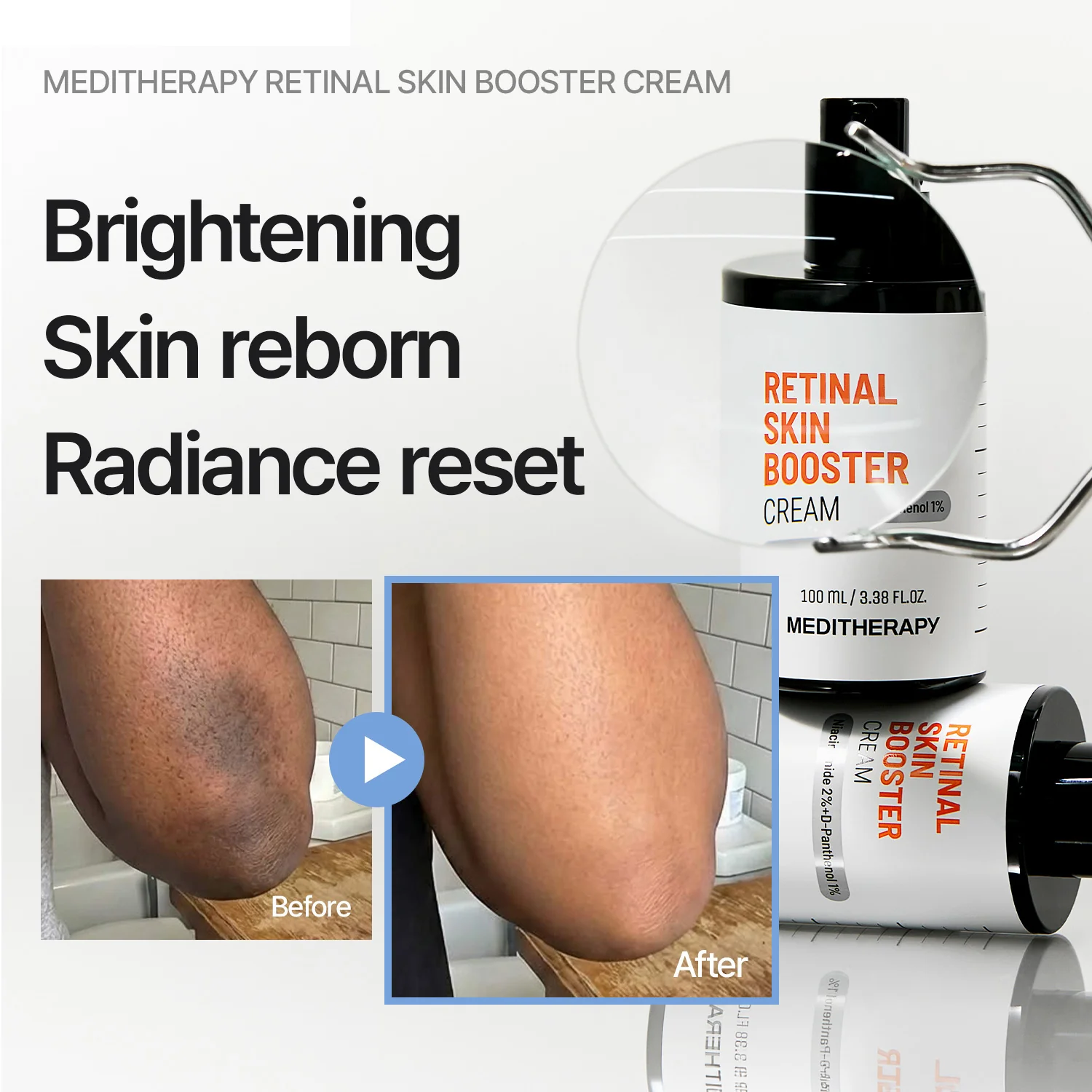Retinal Skin Booster Cream - Clear, Flawless Glass Skin Texture - Image 3