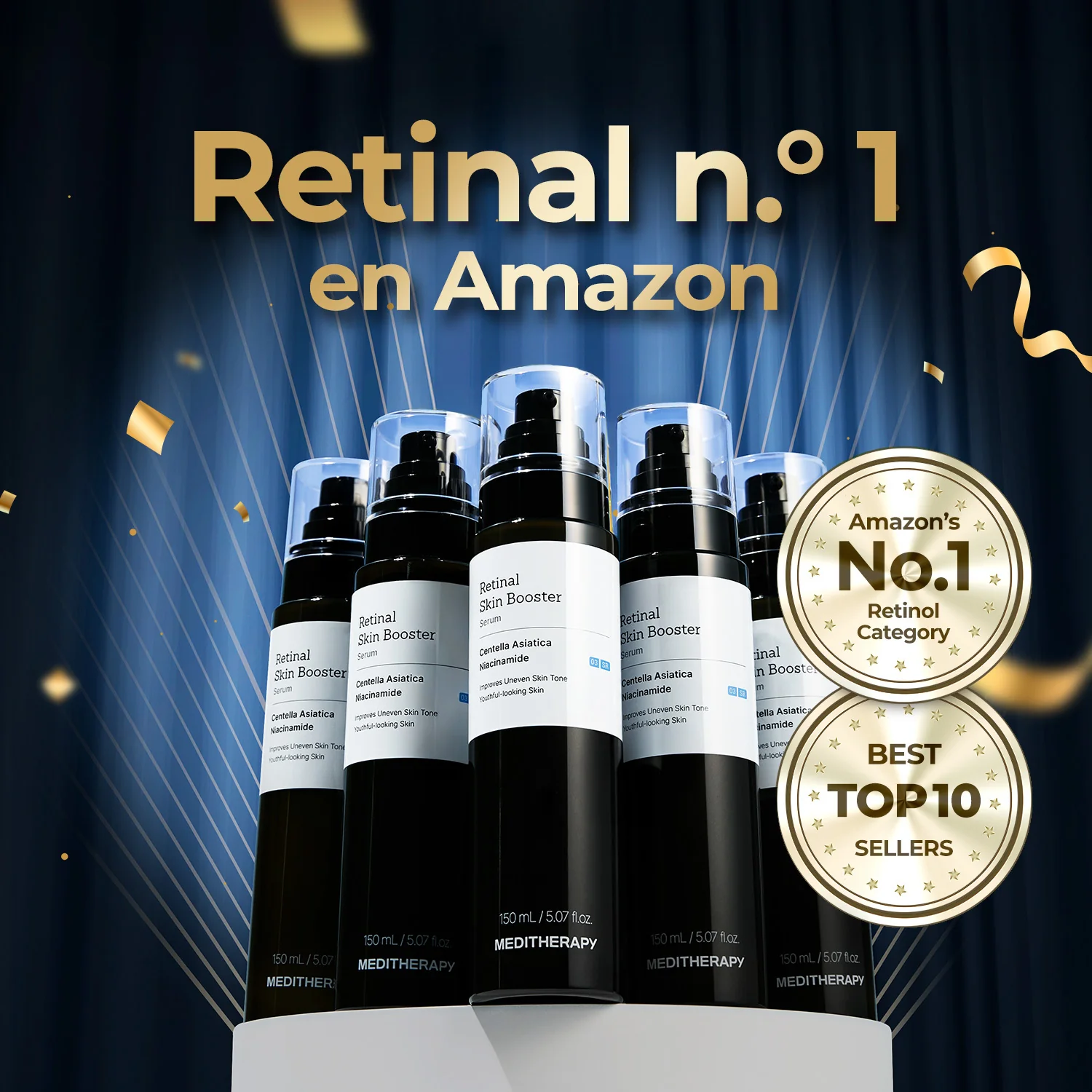 [Amazon n.º 1]Retinal Skin Booster Serum -Antimanchas y antiarrugas | Antiedad